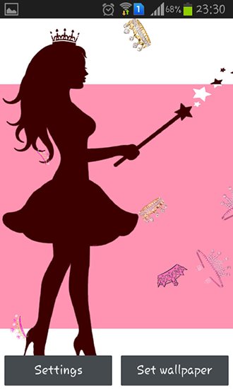 Princesa - baixar grátis papel de parede animado Meninas para Android.