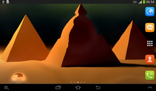 Baixar grátis o papel de parede animado Pirâmides para celulares e tablets Android.