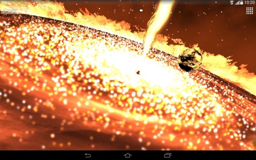 Baixar grátis o papel de parede animado Quasar 3D para celulares e tablets Android.
