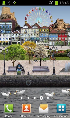 Parque de rio - baixar grátis papel de parede animado Paisagem para Android.