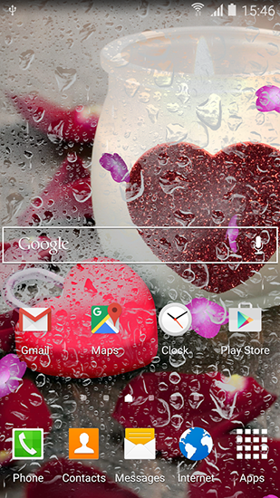 Baixar grátis o papel de parede animado Romântico para celulares e tablets Android.