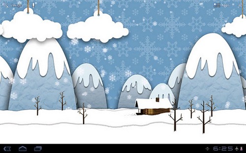 Samsung: Inverno Parallax - baixar grátis papel de parede animado Paisagem para Android.