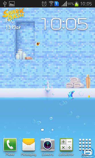 Traço de tubarão  - baixar grátis papel de parede animado Jogos para Android.