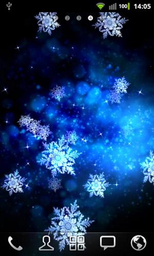 Estrelas de neve - baixar grátis papel de parede animado Férias para Android.