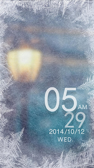 Noite de neve - baixar grátis papel de parede animado para Android 4.4.4.