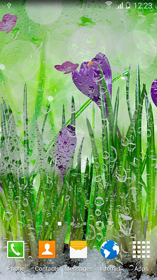 Flores da primavera - baixar grátis papel de parede animado para Android 4.4.4.