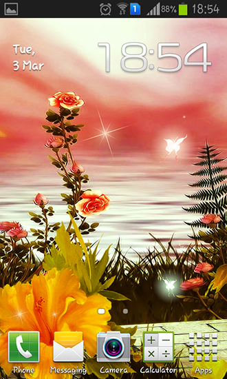 Flores da Primavera: Magia - baixar grátis papel de parede animado para Android 5.0.
