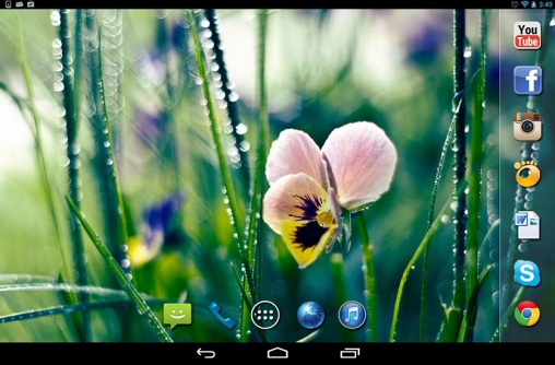 Baixar grátis o papel de parede animado Chuva de primavera para celulares e tablets Android.