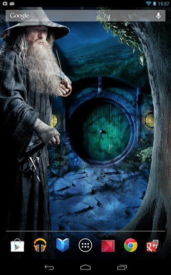 Baixar grátis o papel de parede animado O Hobbit para celulares e tablets Android.