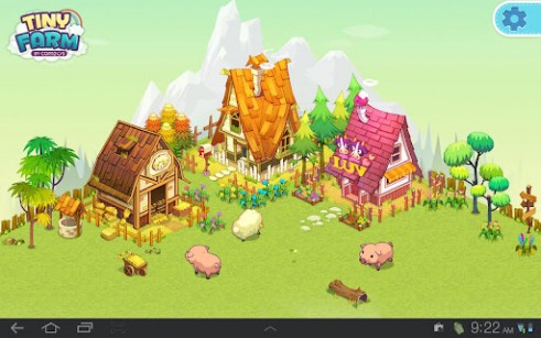 Fazenda minúscula - baixar grátis papel de parede animado Animais para Android.