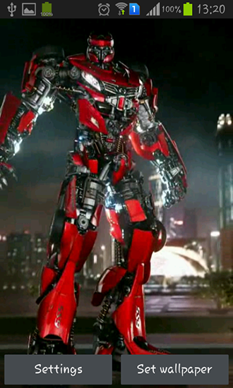 Baixar grátis o papel de parede animado Batalha de Transformers para celulares e tablets Android.