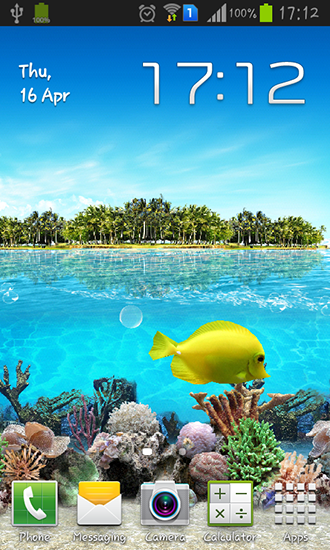 Oceano Tropical  - baixar grátis papel de parede animado para Android 5.0.