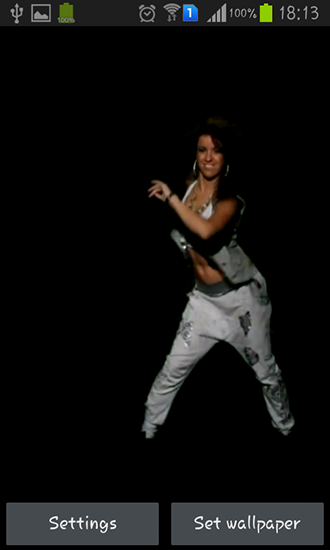 Dançarina Virtual - baixar grátis papel de parede animado Meninas para Android.