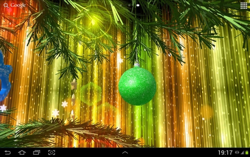 Natal 3D - baixar grátis papel de parede animado para Android 2.1.