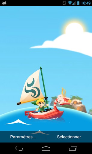 Zelda: Despertar o vento - baixar grátis papel de parede animado para Android.