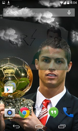 Baixar 3D Cristiano Ronaldo - papel de parede animado gratuito para Android para desktop. 