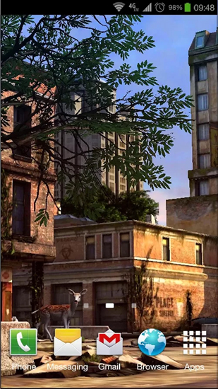 Captura de tela do Cidade apocalíptica  em telefone celular ou tablet.