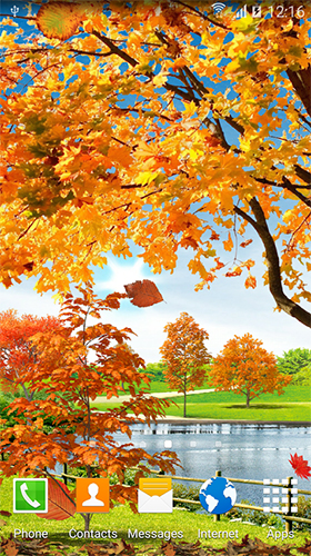 Captura de tela do Lagoa de outono  em telefone celular ou tablet.