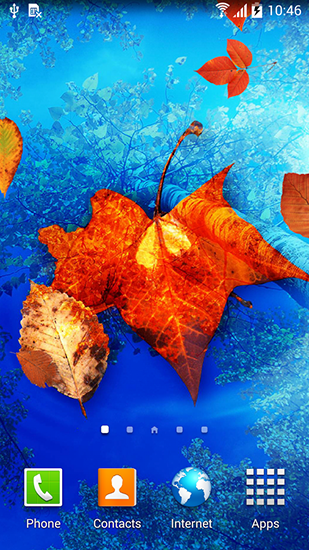 Baixar Folhas de outono - papel de parede animado gratuito para Android para desktop. 