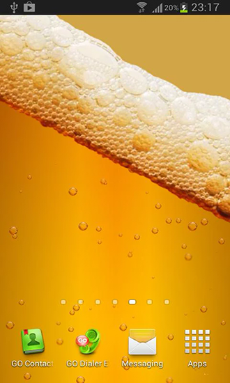 Baixar Cerveja & nível de bateria - papel de parede animado gratuito para Android para desktop. 