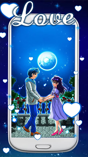Captura de tela do Amor azul  em telefone celular ou tablet.