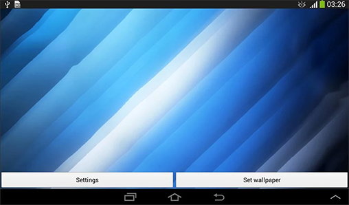 Baixar Água azul - papel de parede animado gratuito para Android para desktop. 