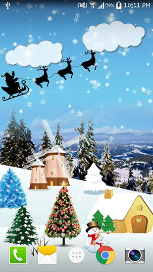 Baixar Natal - papel de parede animado gratuito para Android para desktop. 