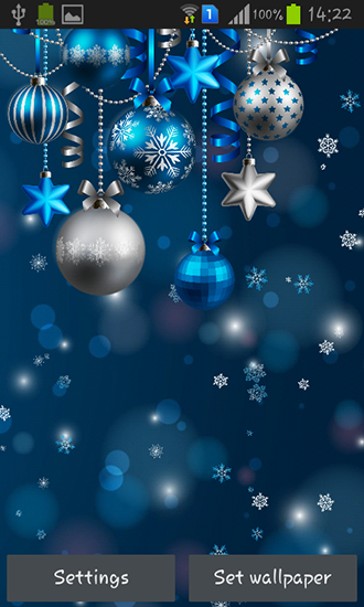 Baixar Decorações de Natal - papel de parede animado gratuito para Android para desktop. 