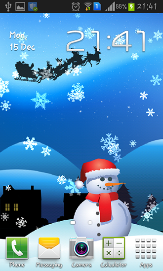 Baixar Magia de Natal - papel de parede animado gratuito para Android para desktop. 