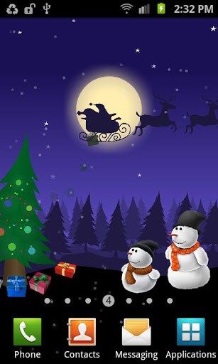 Baixar Natal: Mundo em movimento - papel de parede animado gratuito para Android para desktop. 