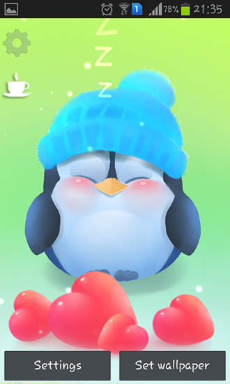 Baixar Pinguim Chubby - papel de parede animado gratuito para Android para desktop. 