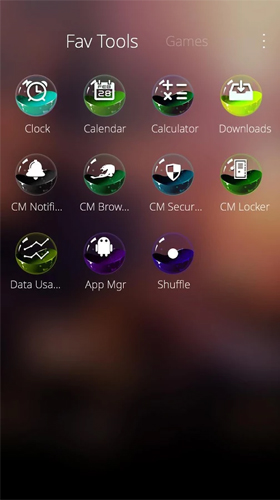 Captura de tela do Bola colorida  em telefone celular ou tablet.