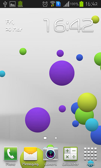 Baixar Bolhas coloridas  - papel de parede animado gratuito para Android para desktop. 
