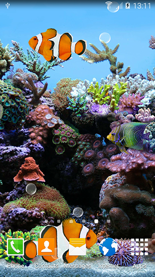 Baixar Peixes de Coral 3D - papel de parede animado gratuito para Android para desktop. 
