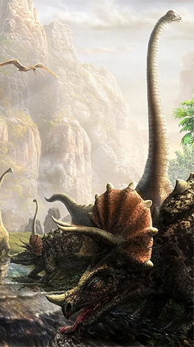 Captura de tela do Dinossauros  em telefone celular ou tablet.