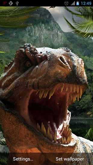 Baixar Dinossauros - papel de parede animado gratuito para Android para desktop. 