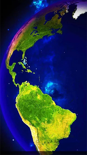 Captura de tela do Terra 3D  em telefone celular ou tablet.