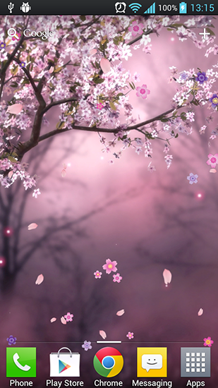 Baixar Sakura Fantasy - papel de parede animado gratuito para Android para desktop. 