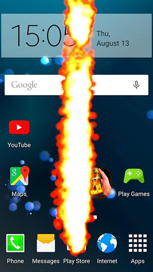 Baixar Tela de fogo - papel de parede animado gratuito para Android para desktop. 