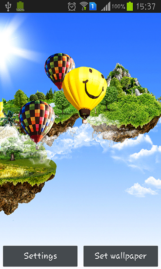 Baixar Ilhas voadoras - papel de parede animado gratuito para Android para desktop. 