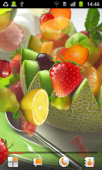 Baixar Frutas - papel de parede animado gratuito para Android para desktop. 