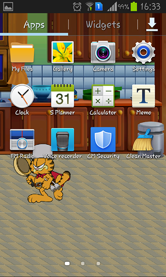 Baixar A defesa do Garfield - papel de parede animado gratuito para Android para desktop. 