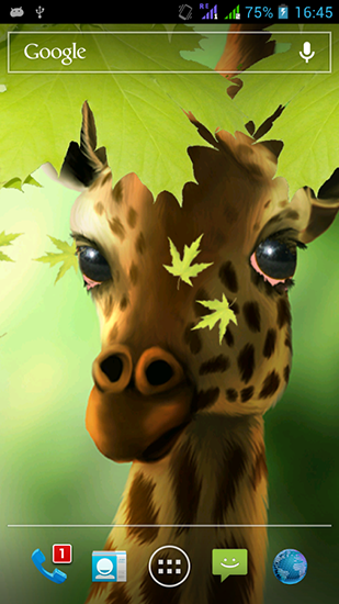 Baixar Girafa HD - papel de parede animado gratuito para Android para desktop. 