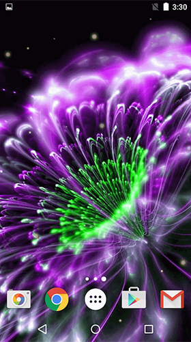 Captura de tela do Flores brilhantes  em telefone celular ou tablet.