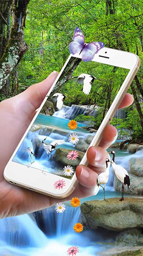 Captura de tela do Natureza verde  em telefone celular ou tablet.