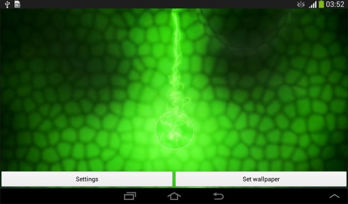 Baixar Neon verde - papel de parede animado gratuito para Android para desktop. 