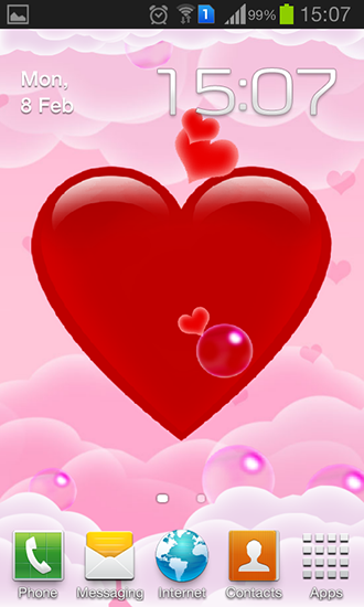 Baixar Coração mágico - papel de parede animado gratuito para Android para desktop. 