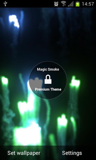 Baixar Fumaça mágica 3D - papel de parede animado gratuito para Android para desktop. 