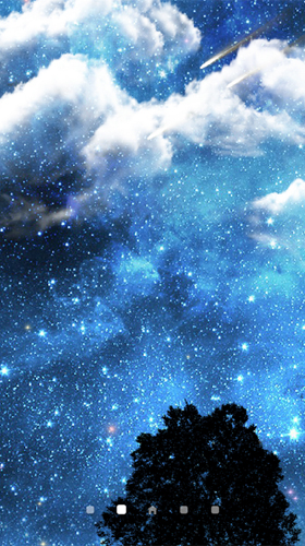 Captura de tela do Chuva de meteoros  em telefone celular ou tablet.