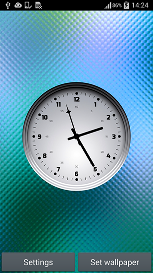 Baixar Relógio Multicolorido - papel de parede animado gratuito para Android para desktop. 